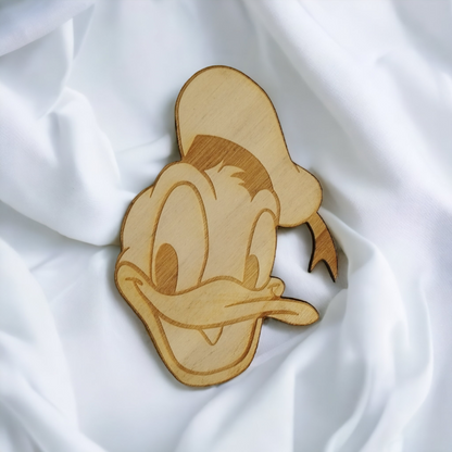 Set of 6 Disney Wooden Coasters - Handmade Gift - Housewarming - Wood Kitchenware - Mickey - Minnie